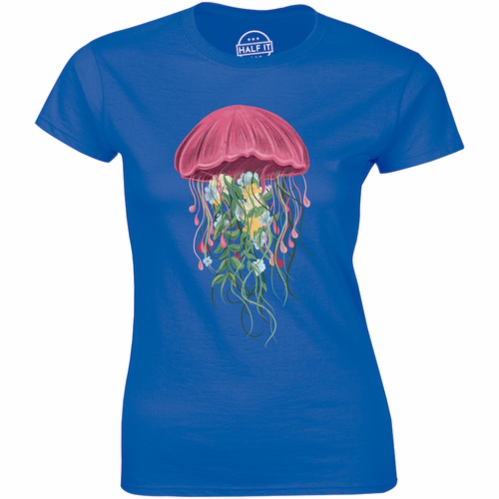 Exotic Beautiful Ocean Jellyfish Nature T-shirt